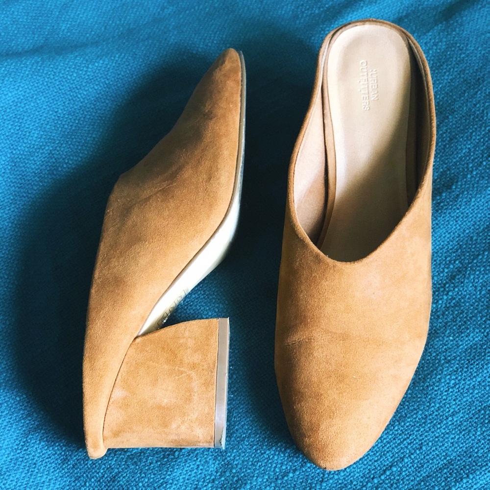 Urban Outfitters Suede Mule Heel